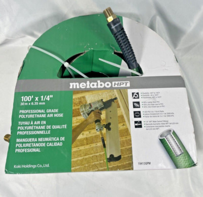 Compressed Air Hose Metabo HPT 100  x ¼  Professional Grade Polyurethane NIB
