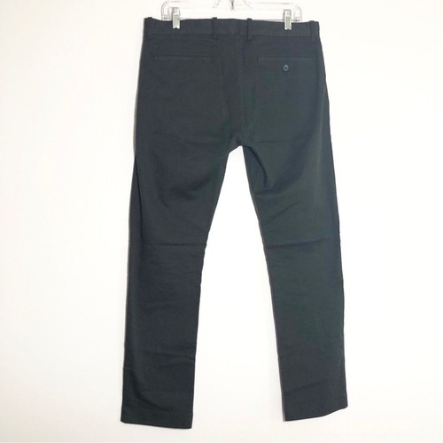 J. Pantalones Crew Factory para Hombres 35 32 Slim-fit Flex Chino Gris Nuevo Frente Plano Preppy - Imagen 8 de 21