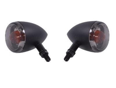 SCHWARZ Motorrad Blinker/Blinker, 8 mm Gewindeaufnahme (PAAR) 68-7012B LS