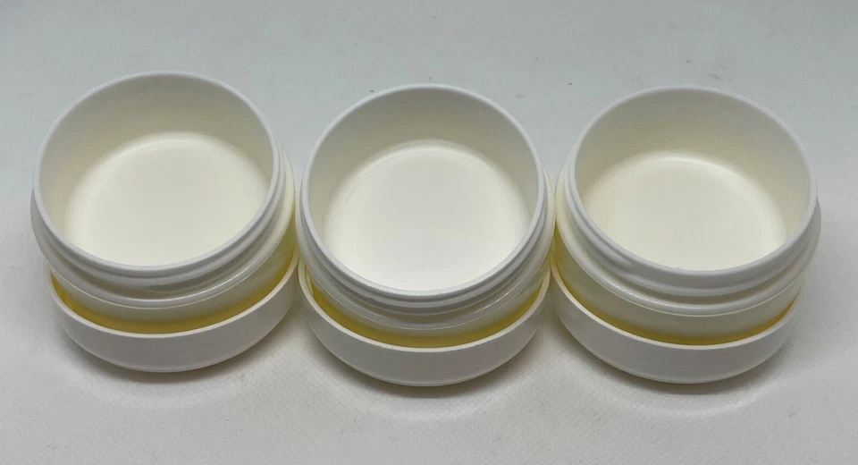 30PCS SFP SANTA FE PLASTIC 1 LOW PRO 1 OZ 58MM LOW PROFILE DOUBLE WALL JAR WHITE - Image 3 of 4