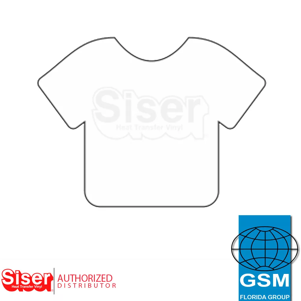 SISER HTV EasyWeed Heat Transfer Vinyl for T Shirts / Textiles 9 x 5 yds  WHITE