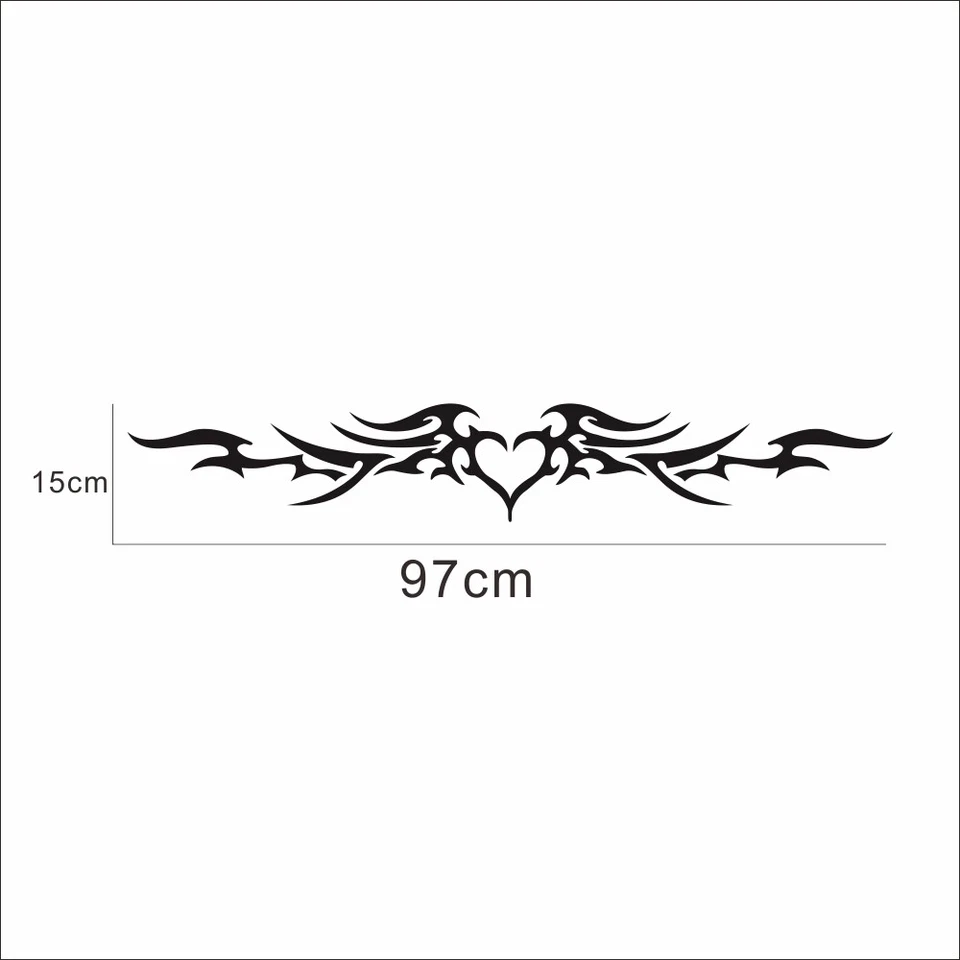 2 piezas calcomanías de vinilo auto carrocería lateral accesorios de decoración para coche SUV camioneta Foto 2 de 4