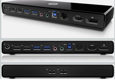 HP 3005pr USB 3.0 Port Replikator HSTNN-IX06 Part Nr 681280-001 ohne Netzteil
