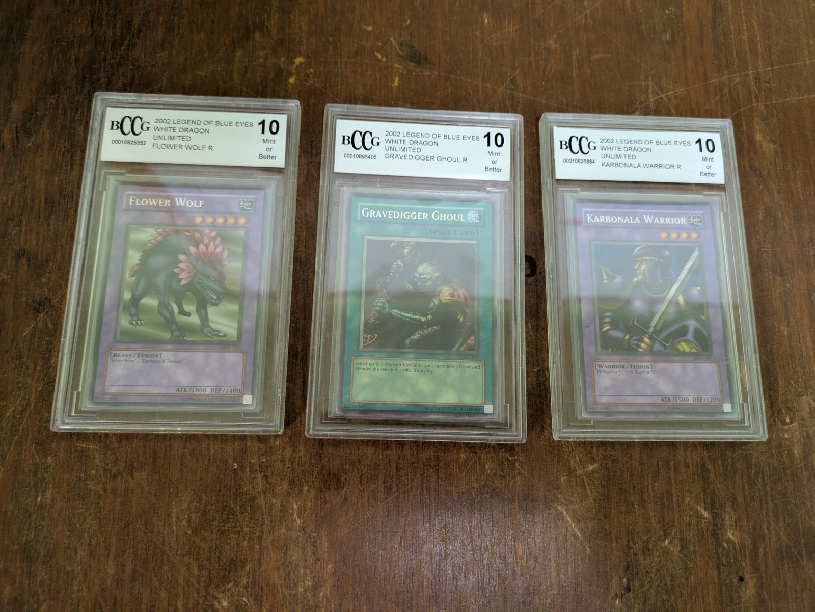 Yu-Gi-Oh Beckett 10 Graded Cards Lot of 3