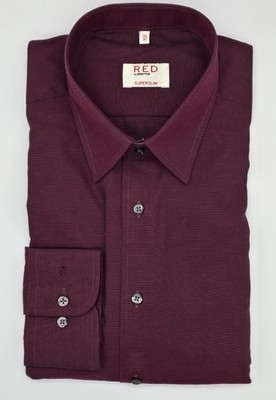 Eterna Langarm Hemd Slim Fit Weinrot 4090-54-SX81 S1N