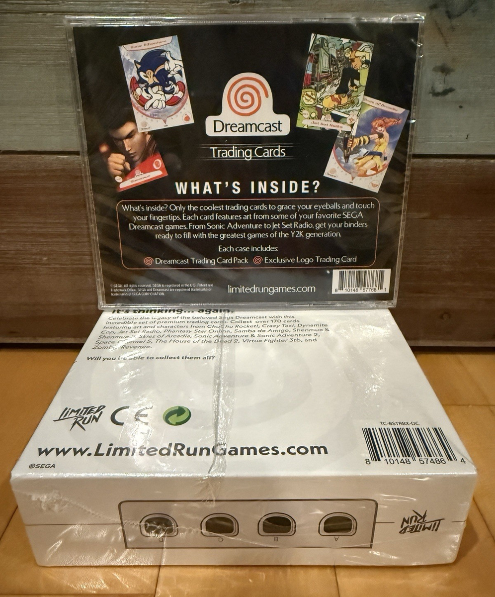 Limited Run Dreamcast Trading Cards Booster & Box Sonic Adventure