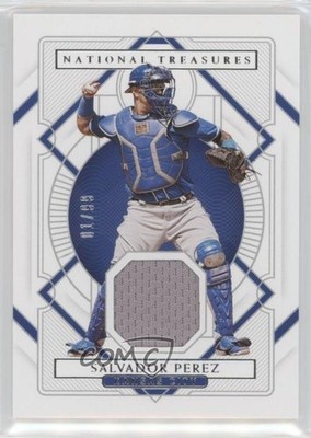 2021 Panini National Treasures 1/99 Salvador Perez #93 0wv1