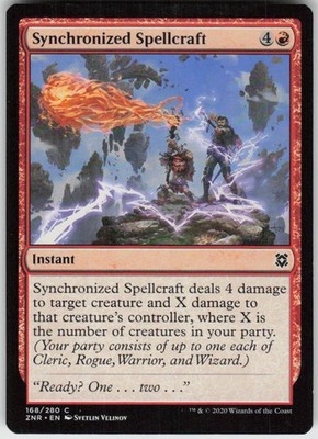 MP-02 Played Synchronized Spellcraft 168 ZNR Zendikar Rising C