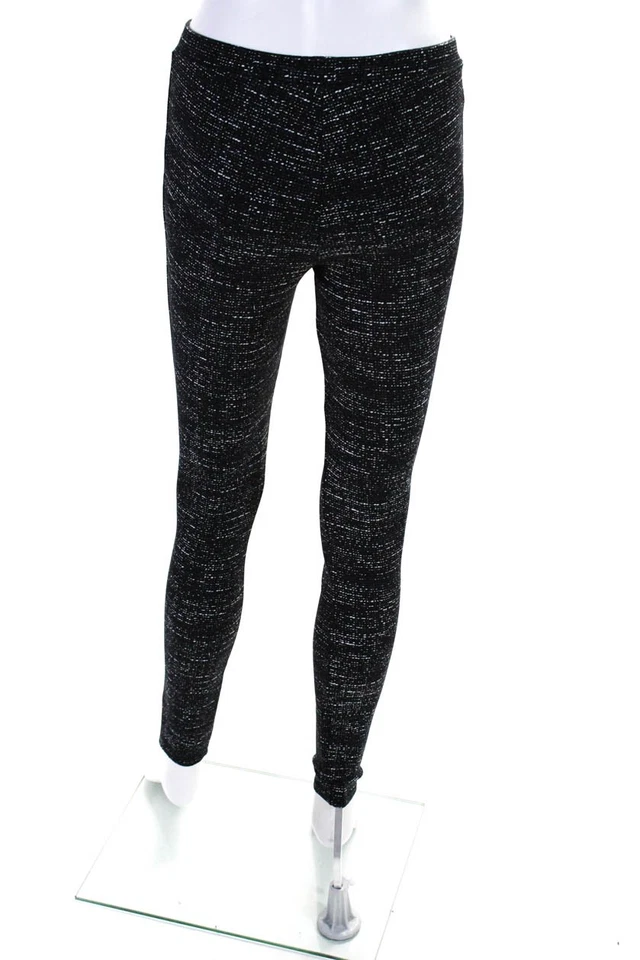 Joie Womens Elastic Waistband Mid Rise Printed Ankle Leggings Gray Size XS - Image 3 of 4