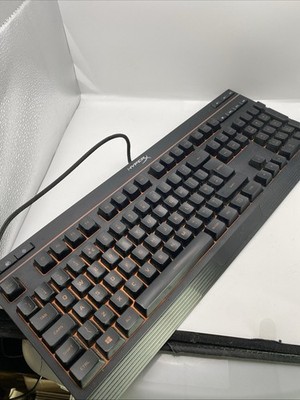 HyperX HX-KB5ME2-UK Alloy Core RGB Membran Gaming Tastatur mit Lichtleiste