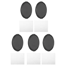 86mm Lens Cap, 5 Pack Sides Pinch Snap Camera Lens Cover for Front Lens