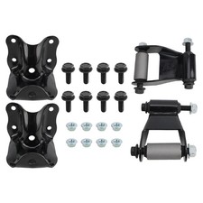 Rear Leaf Spring Hanger Bracket Shackle Kit For 1983-08 Ford Ranger 2wd 4x4 Rear Leaf Spring Hanger Bracket Shackle Kit For 1983-08 Ford Ranger 2wd 4x4