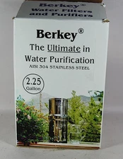 Big Berkey 2.5 Gallon Stainless Steel Water Filter No Filters