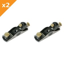 Faithfull No.60 1/2 Block Plane in a Wooden Box - 2 Pack