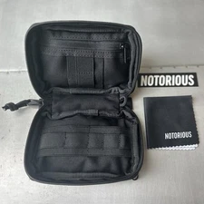 Notorious EDC All Good Pouch BLACK w/Cro, RARE DROP SOLD OUT