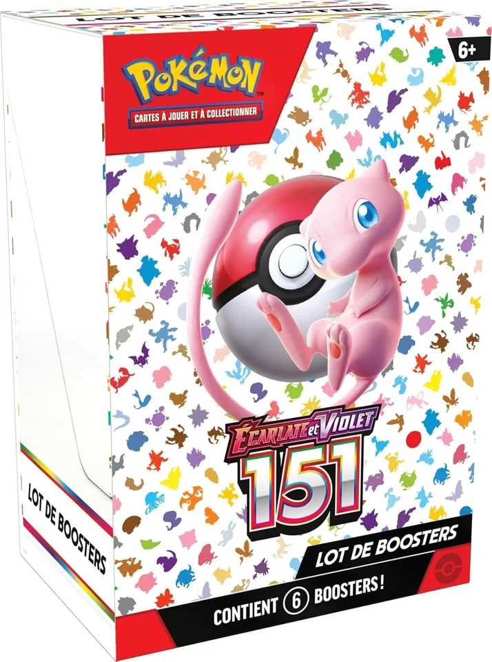 Pokémon JCC Bundle 6 Boosters Écarlate et Violet 151, Français coffret - Photo 1/1