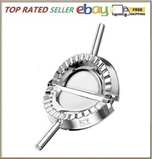 KAYCROWN 6 Inch Empanada Press, Stainless Steel Dumpling Maker Dough Cutter D...