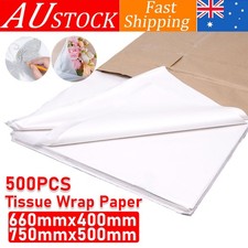 500PCS Acid Free Tissue Wrap Paper 660mmx400mm 750x500mm Gift Wrap Void Fill DIY