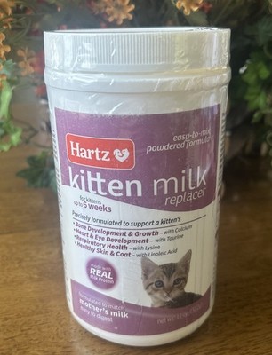 HARTZ Kitten Milk Replacer Powdered ￼11 Oz Mother s Milk Replacement