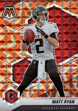 2021 Panini Mosaic #14 Matt Ryan Prizm Reactive Orange Atlanta Falcons
