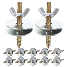  30 Set Metal Bird Cage Retaining Screws Small Animal Cage Screws and Nuts Perch