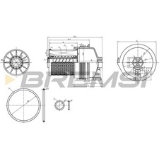 ORIGINAL® Bremsi Kraftstofffilter für Renault MEGANE IV Grandtour MEGANE IV