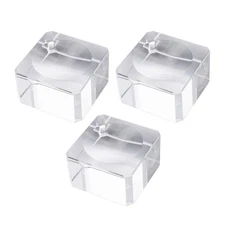 Glass Display Stand Square Stand Glass Base for Display 60 mm to 90 mm Crysta...