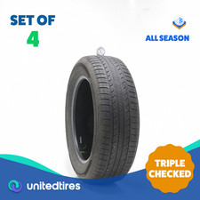 Set of (4) Used 225/60R18 Milestar MS932 Sport 100V - 5.5-7.5/32