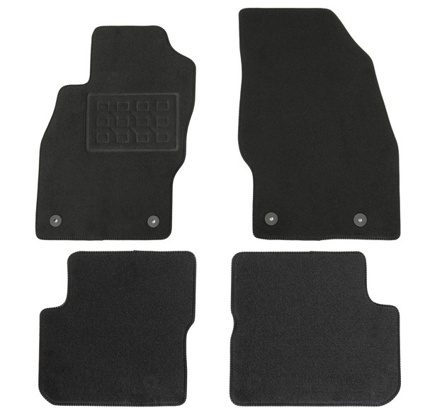 FußMatten Set FüR Opel Corsa D Baujahr 2006-2014 Autoteppiche Passform Satz-image