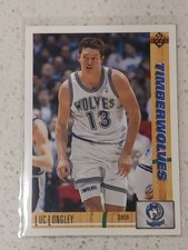 1991-92 Upper Deck Luc Longley Rookie Card #491 Wolves Bulls Aussie Legend RC. rookie card picture