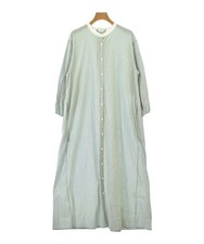 SLOBE IENA Shirt Dresses GreenxWhite(Stripe Pattern) F 2200679764052
