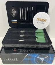 NEW Cuesoul Professional Tungsten Dart Set 24g W/AK5 Flights MORE