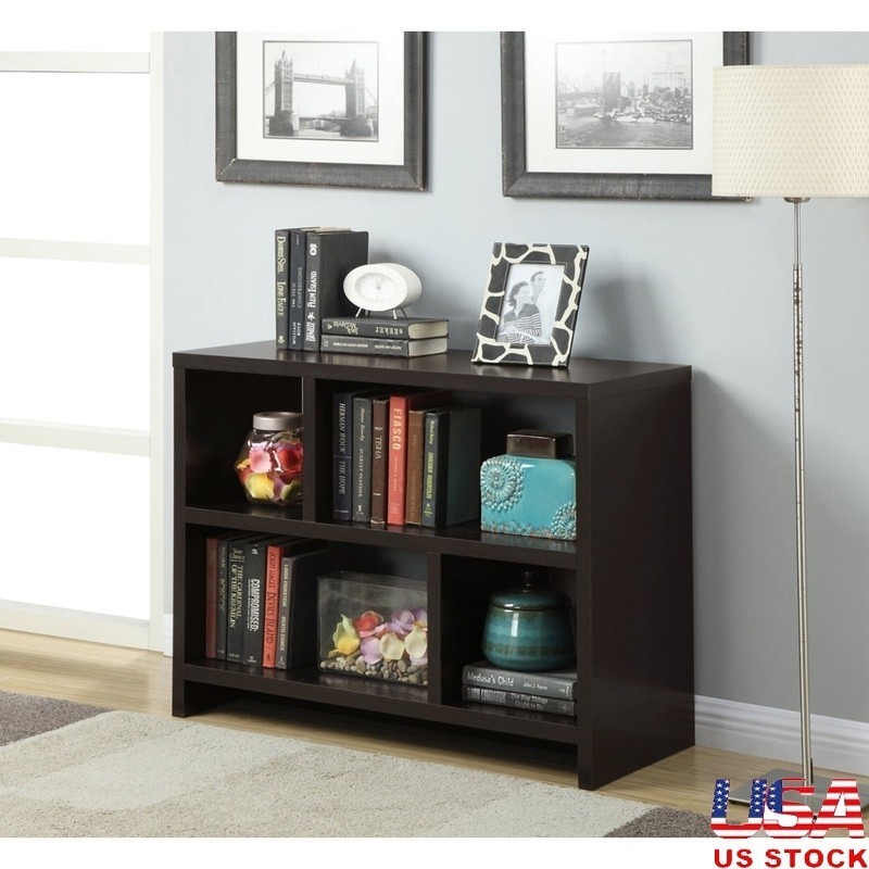 Northfield 3 Tier Console Bookcase Modern Storage Shelf Livi