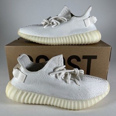 Size 9.5 - adidas Yeezy Boost 350 V2 Low Cream White / Triple White