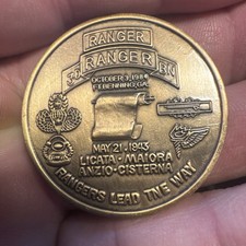 US Army 3rd Ranger Battalion Merrill’s Marauders Challenge Coin Rare Early Style