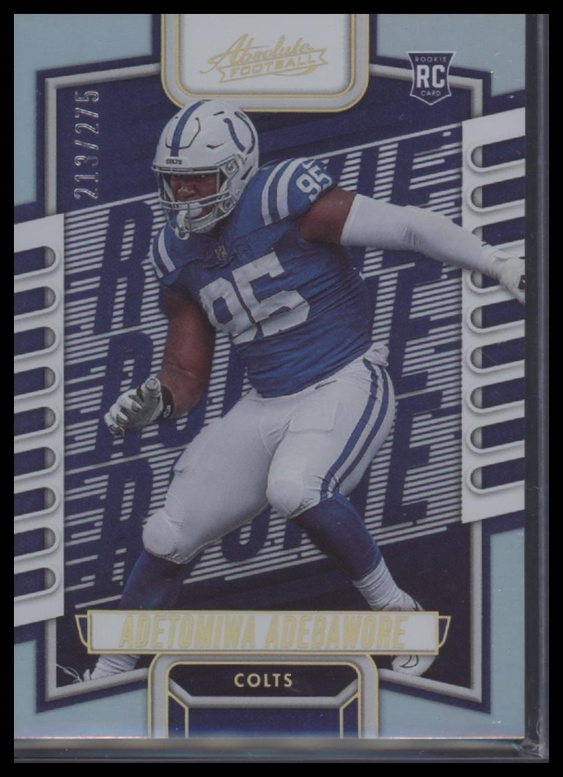 Adetomiwa Adebawore Panini Absolute #194 Base