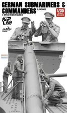 BDMBR003 1:35 Border Model German Submariners & Commanders [Loading] Figure Set