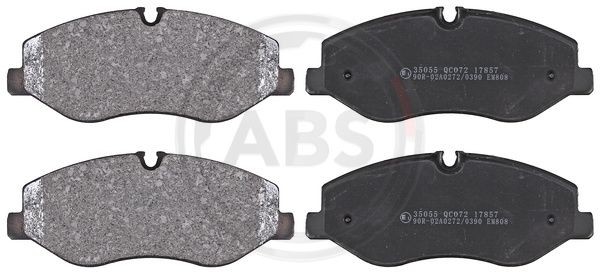 Fits A.B.S. 35055 Brake Pad Set, disc brake