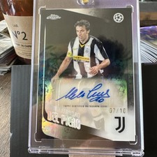 Logofractor Topps Cromo Ucc Alessandro Del Piero Auto/10 Juventus Turin Legend