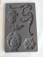 IOD "Baroque 1" Decor Mould Mold Craft Clay Resin Iron Orchid Designs Retired