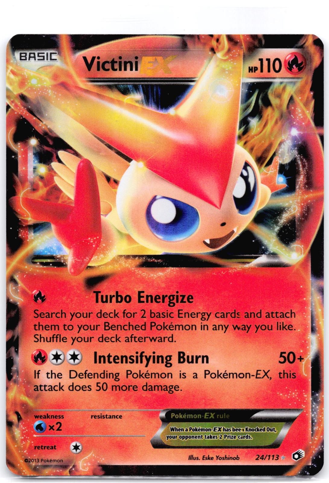 Victini EX 24/113 Holo Legendary Treasures LP