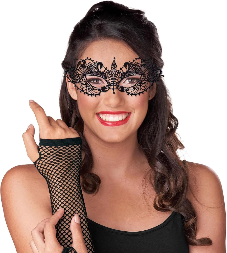 Women Masquerade Mask,Lace Eye Mask,Soft Gentle Material for Ball Party/Hallowee - Image 2 of 4