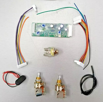 SUSTAINIAC STEALTH PRO SUSTAINER ELECTRONICS CIRCUITRY KIT WITH PUSH PULL POTS