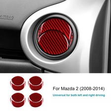 Carbon Fiber Mirror Trim For Mazda 3 Axela 2019-2025 Scratch Waterproof