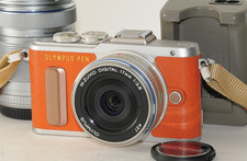 EXC 5 Olympus PEN E-PL8 Brown 40-150mm 17mm f/2.8 Lens Kit Japan