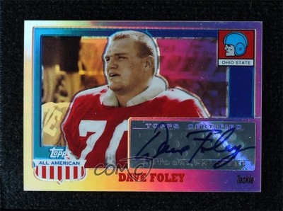 2005 All American Retired Edition Chrome Refractor 40/55 Dave Foley Auto 1fl4