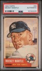 Mickey Mantle 1953 82 PSA Authentic Topps New York Yankees MLB Baseball
