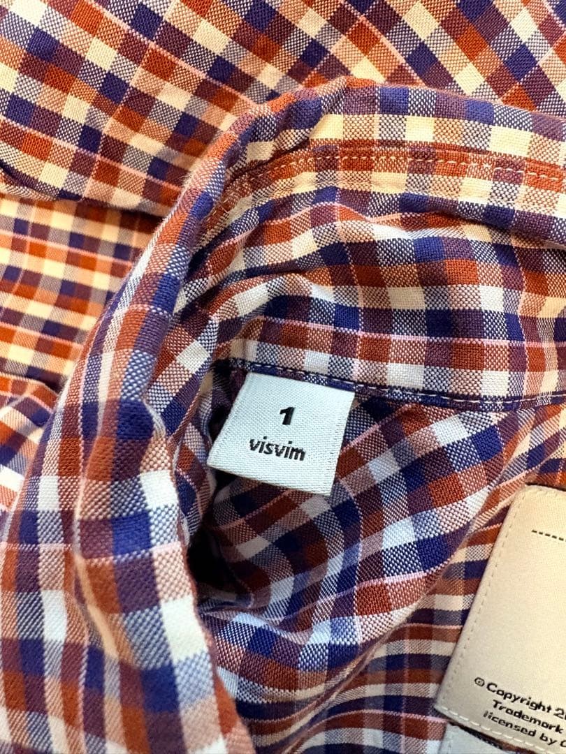 Visvim Checkered Button-Down Long Sleeve Shirt Si… - image 12