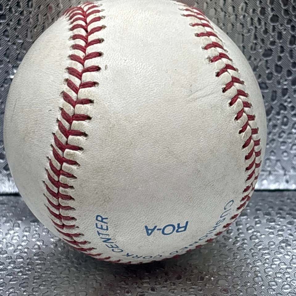 Pelota Oficial Rawling Liga Americana OALB Béisbol Bobby Marrón Usada Foto 4 de 4