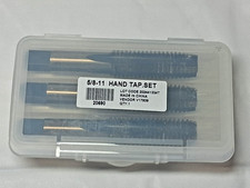 3 pc Tap Set 5/8-11 UNC 4 Fl Bottoming Plug Tape Steel 20690
